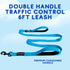 ShawnCo Dream Walk Dog Leash - Premium Nylon Pet Leash with Soft Neoprene Handle for Small, Medium, and Large Dogs