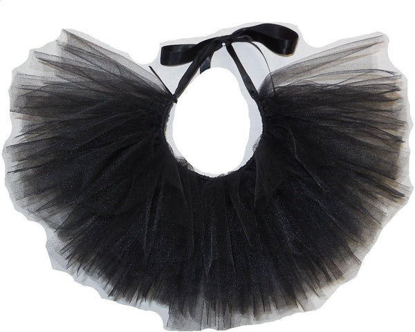 Handcrafted in USA Black Tulle Tutu for Medium Dogs