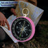 Rovella 2 Pocket Compass, Pieces Mini Compass with Key Ring, Suitable for Hiking Survival, Mountaineering Camping