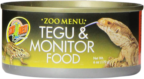 Zoo Med Laboratories Tegu, Monitor and Carnivore Food, 6-Ounce