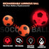 Rechargeable Light Up Soccer Ball - Size 5, Glowing Red