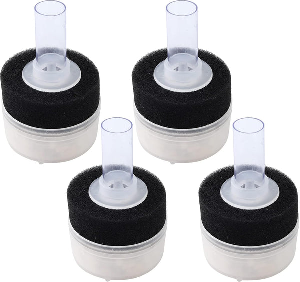 QXUJI 4PCS Air Driven Bio Filter Sponge Aquarium Filter, Bio Sponge Filter, Aqua