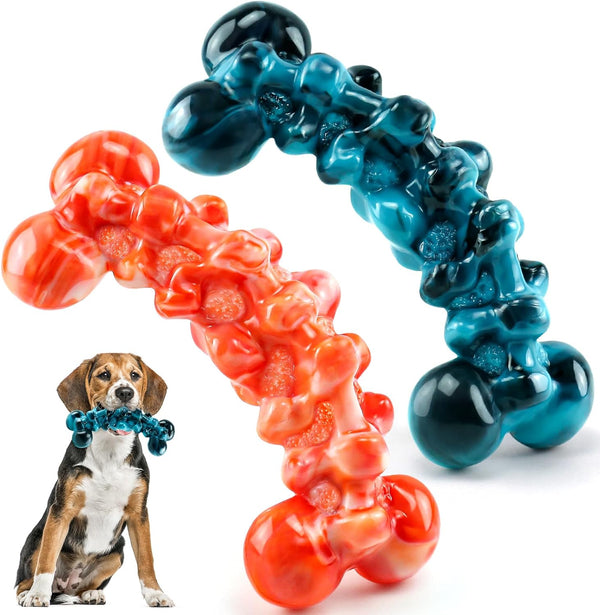 Dog Toys for Large Dogs - Super Chewer Indestructible Toy for Aggressive Chewers, Durable Tough Chew Toys for Medium,