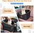 XIEEAOZEE 35 lbs, Dog Car Seat for Small Dogs, Memory Foam Booster Dog Seat for Dogs up to Elevated Pet Car Seat