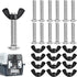 M6 Pet Carrier Fasteners, Kennel Replacement Bolts for Plastic Cat Crate and Dog Crate, 12 Set