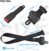 Dewkake 4pcs Golf Cart Seat Belts Kit, Universal Retractable Front and Rear Golf Cart Seat Belt Kit for EZGO, Club Car