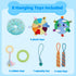 8 SpaceTime Puppy Play Gym with Hanging Toys,Interactive Dog Toys to Keep Them Busy,Puppy Chew