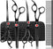 GLADOG 7 Inch Professional Dog Grooming Scissors Kit, Titanium Dog Scissors for