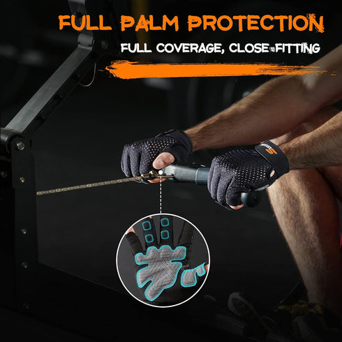 SueStar 2022, Workout Gloves - Men Women Weight Lifting Gym Gloves with Full Palm Protection, Excellent Grip, Ultra