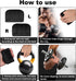 Gosknor 2pcs Anti-Slip Gym Grips, Silicone Weight Lifting Hand Protectors for Training Deadlift Pull-Up Dumbbell
