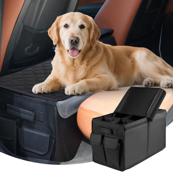 Back Front Seat Extender for Large Dogs Up to 200 Lbs, Adjustable