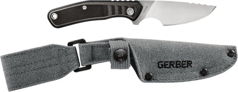 Gerber Gear Downwind Caper - Fixed Blade Knife with Sheath for Hunting