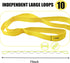 Yoga Stretching Strap with Loops, Non-Elastic Exercise Strap for Physical Therapy, Pilates, Dance, Gymnastics