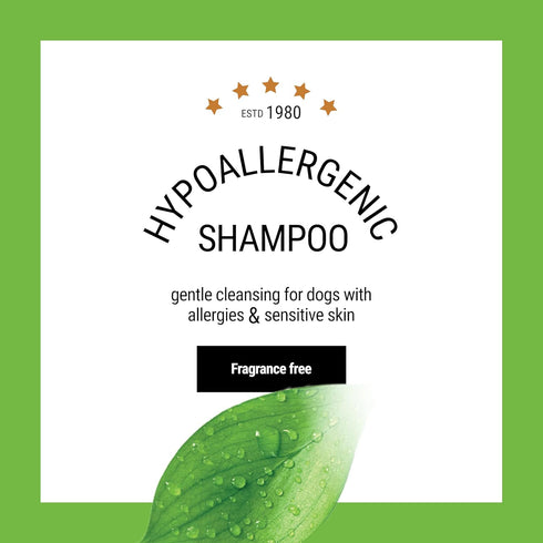 Hypoallergenic Dog Shampoo, 1 Gallon - Non-Scented, All Natural Ingredients for Pets with Sensitive Skin