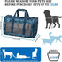 GOOPAWS 19" 11" 11" Soft-Sided Kennel Pet Carrier for Small Dogs, Cats, Puppy, Airline Approved Cat Carriers Dog