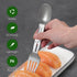 ZING TTI 2 1 Titanium Camping Flatware, in Removable Foldable Tableware, Fork and Spoon, with Storage Box,Camping