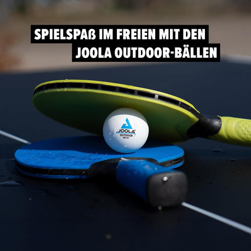 JOOLA Outdoor Table Tennis Balls - 6 Pack of 40mm Regulation Size Ping Pong Balls for Training and Recreational Play