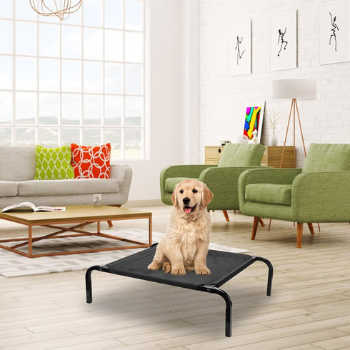 Pet Bed Mesh Dog Sleeping Bed, Comfortable Indoor Hammock Dog Beds, Breathable Elevated Pet Bed for Dogs and Puppies