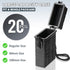 Package 20pcs 84-100mm Waterproof Case, Airtight Holder Case for Whole Size, EDC Survival Container for Fishing Kit