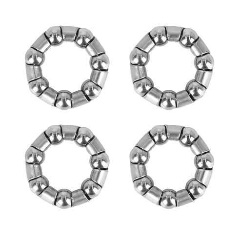 X AUTOHAUX 4pcs 25mm x 7 Ball Bearing Cages, Rear Wheel Bearing Retainer for Bicycles