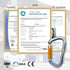NewDoar 28KN UIAA & CE Certified Auto Climbing Carabiner - Professional Heavy Duty Caribeaner for Rappelling D-Shaped