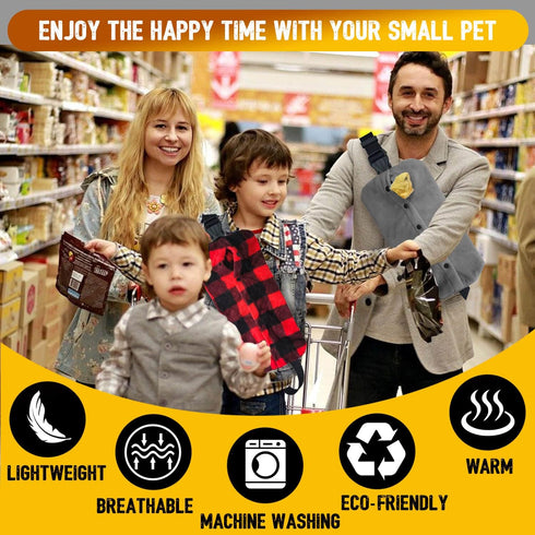 Adjustable Lizard Leather Leash Harness, Bearded Dragon Carrier Sling for Outdoor Travel