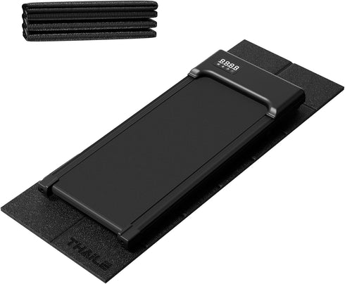 THAILE Treadmill Mat, Foldable Exercise Equipment Mat, 1/4“ Thick Waterproof for Home Yoga