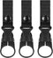 IronSeals Nylon Tactical Gear Clip - Carabiner Water Bottle Buckle Hook Holder for Hiking, Camping