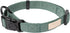 FuzzYard Life Stylish Dog Collars | Size M | Premium Cotton Design in Myrtle Green for Everyday Wear