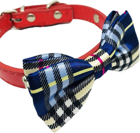 PET SHOW Pet Small Dogs Collar Attachment - Bow Ties for Puppies, Cats, Birthday, Wedding Parties