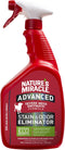 Nature’s Miracle Advanced Stain and Odor Eliminator Dog, 32 Ounces, Fresh Scent, Severe Mess Enzymatic Formula
