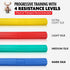 Flex Resistance Bar for Physical Therapy by DMoose - Non-Slip Odorless TPE Material Exercise Bar