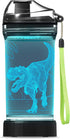 Lightzz Dinosaur Water Bottle, Dinosaur Toys for Boys 5-7 8-12 with 3D