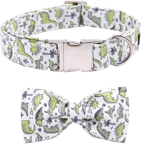 ARING PET Bowtie Dog Collar, Adjustable Collar with Bow for Small Medium Large Dogs