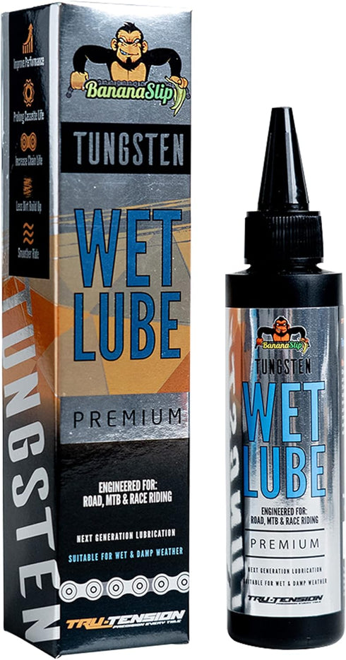 Tru-Tension | BananaSlip Tungsten Wet Lube | Road, Mountain, Race & E-Bike