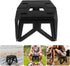 Wakauto Portable Folding Camping Stool for Outdoor Fishing and Entryway Use, Black Plastic Compact Foldable Footrest