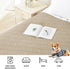 hyha Waterproof Dog Blanket, Soft Pet Bed Cover, Reversible Washable Sofa Couch Cover for Dogs (82x82 Inch, Taupe/Beige)