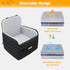 6in 26 lbs PETICON Waterproof Dog Car Seat for Small Medium Dogs, Memory Foam Pet Booster Seat for Dogs up