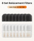 8 4 Set PW13 PW14, 8 Count (Pack 1) oneisall Replacement Filters Months for Cat Water Fountain Replacement Filters