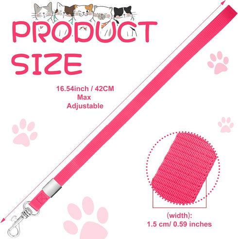 5 Pcs Pet Grooming Loops, Nylon Bathing Tether Straps, Adjustable Fixed Safety Rope for Grooming Table, Vibrant Colors