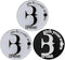 Golf Ball Marker with Stroke Counter Bracelet, Birdie Marker, Golf Accessories for Men and Women, Gifts