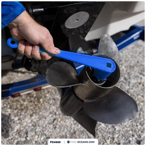 Five Oceans Universal Prop Wrench Kit, Multiple Sockets for Outboards and Stern Drives, Ideal for Boats