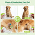 100 Counts, Pet Wipes for Dogs & Cats, Extra Moist & Thick Grooming Puppy Wipes with Fresh Aloe Vera/Nature