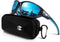 Sports Polarized Sunglasses for Men Women, UV400 Protection Wrap Around Goggles for Fishing Driving TR90