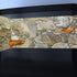 48X24IN Art Marble Aquarium Background, Natural Marble Glass Terrarium Background with 8 EVA Double-Sided Tape