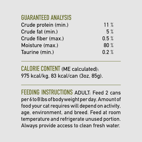 ORIJEN Adult Wet Cat Food, Grain Free Duck and Chicken Entree in Bone Broth, WholePrey Ingredients, 5.5oz (Case of 12)