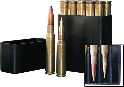 MTM BMG10-40 10 Round Slip-Top Ammo Case, 50 BMG, 416 Barrett, USA Made, Black