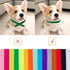 TTSAM 15 Pcs Puppy ID Collars, Double-Sided Soft Adjustable Dog ID Bands in 15 Colors for Puppies, Small Cats, Kittens