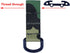 Tactical Gear Molle Clip D Ring Hook T-Mount Bar Hanging Plastic Carabiner Key Holder Accessories