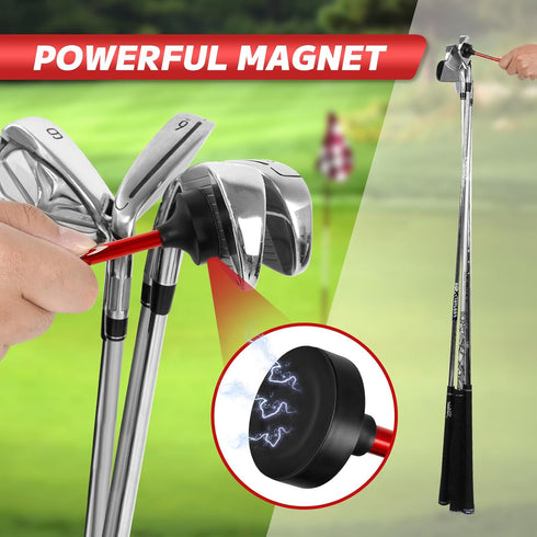 10" CRAFTSMAN GOLF Club Face Magnet Alignment Tool for Aiming, Golf Magnetic Alignment Sticks Rods for Golf Training